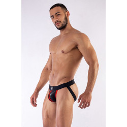 Mr B - Mister B Jockstrap en néoprène Mister B Noir-Rouge